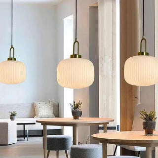 RAYU White Sleek Kitchen Design Ceiling Light – view 1