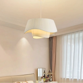 Scandinavian LED pendant ceiling lamp, modern white energy efficient hanging fixture