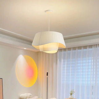 Nordic modern LED pendant lamp, white Scandinavian hanging ceiling light