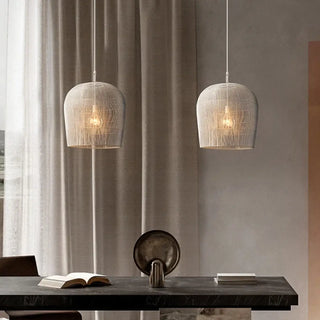 FILIN White Woven Thread Ceiling Light – view 1