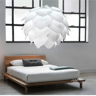 CONE White Artichoke-Shaped Designer Ceiling Light – view 1