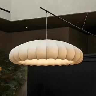PUMPIR White Pumpkin Shape Ceiling Light – view 1