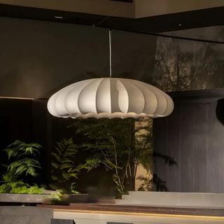 PUMPIR White Pumpkin Shape Ceiling Light – view 4