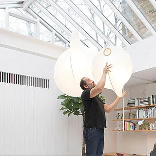 LAJA White Japanese Lantern Ceiling Light – view 1