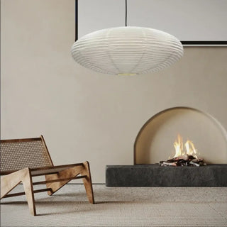 OVA White Oval Minimalist Pendant – view 3
