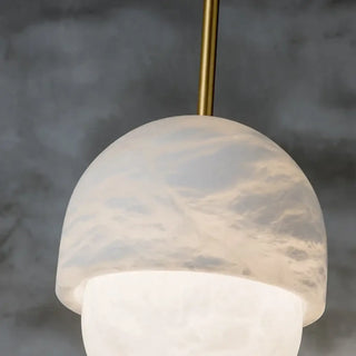 MARBLANC Modern White Marble Ceiling Light – view 4