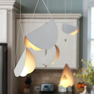 BRONIA White Metal Origami Style Ceiling Light – view 5