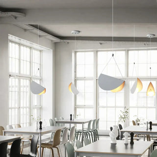 BRONIA White Metal Origami Style Ceiling Light – view 1