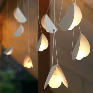 BRONIA White Metal Origami Style Ceiling Light – view 2