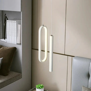 NODAB Nordic White Modern Bedroom Pendant Ceiling Light – view 3