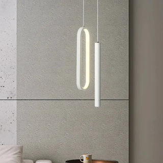 NODAB Nordic White Modern Bedroom Pendant Ceiling Light – view 2