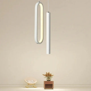 NODAB Nordic White Modern Bedroom Pendant Ceiling Light – view 4