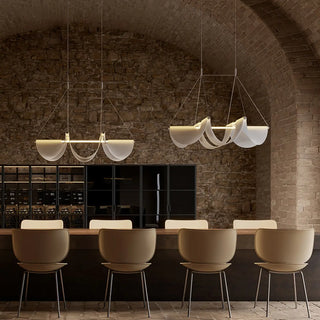 RAYAH White Dining Room Ceiling Light – view 3