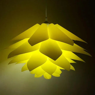 MOLIBY Blue Yellow Purple Adjustable Height Ceiling Light – view 3