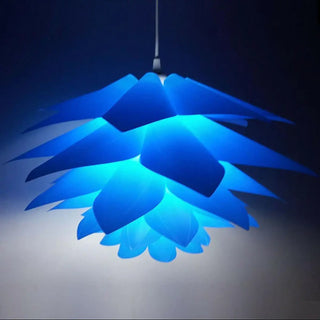 MOLIBY Blue Yellow Purple Adjustable Height Ceiling Light – view 2