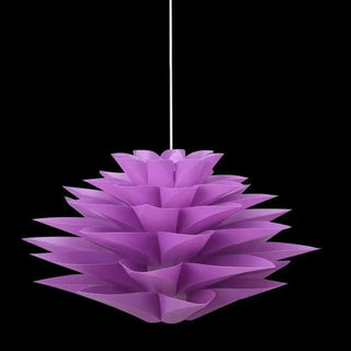 MOLIBY Blue Yellow Purple Adjustable Height Ceiling Light – view 1