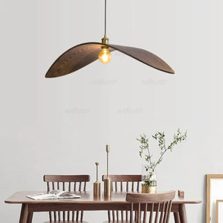 DENONY Wood Ceiling Light with Elegant Shade – view 3