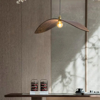 DENONY Wood Ceiling Light with Elegant Shade – view 1