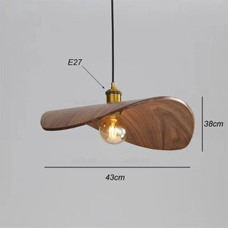 DENONY Wood Ceiling Light with Elegant Shade – view 12
