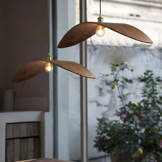 DENONY Wood Ceiling Light with Elegant Shade – view 5