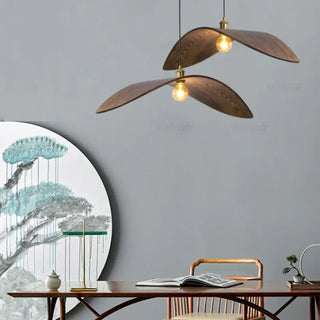 DENONY Wood Ceiling Light with Elegant Shade – view 6