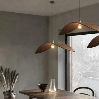 DENONY Wood Ceiling Light with Elegant Shade – view 4