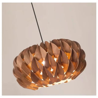 INALIA Artisanal Modern Wood Ceiling Light – view 5