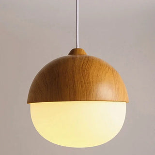 ANCHE Wood with White Light Ceiling Light – view 4
