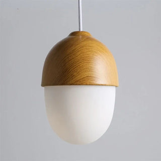 ANCHE Wood with White Light Ceiling Light – view 1