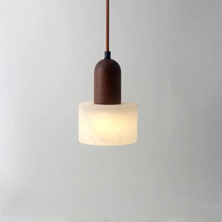 NESERE Scandinavian Wood and Marble Style Ceiling Light – view 7