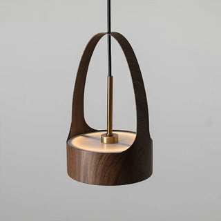 POKETA Wood Modern Minimalist Ceiling Light – view 4