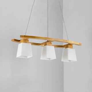 NABOI Natural Wood White Light Ceiling Light – view 4
