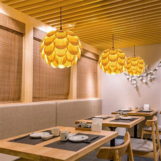 DOIRUTYS Organic Design Wood Ceiling Light – view 2