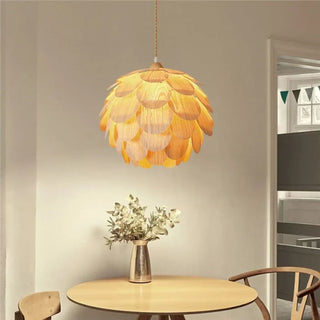 DOIRUTYS Organic Design Wood Ceiling Light – view 1