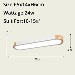 DESOLITE Wood and Glass Contemporary Ceiling Light – Organic Designer Fixture