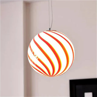 BONBON Candy Striped Red or Green Ceiling Light – view 1