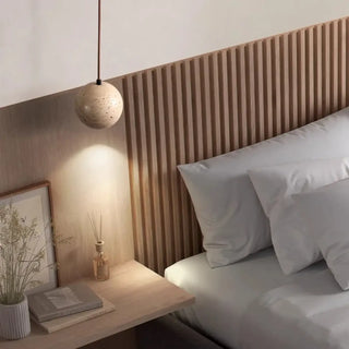 JIANHY Beige Stone Ball Ceiling Light – view 5