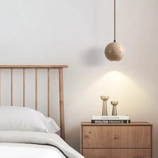 JIANHY Beige Stone Ball Ceiling Light – view 3