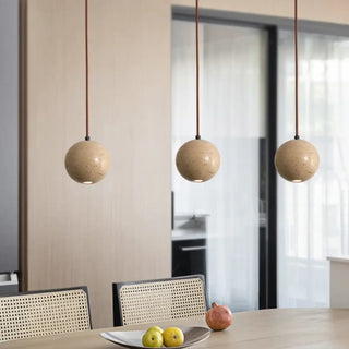JIANHY Beige Stone Ball Ceiling Light – view 1