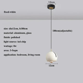 BAOLI Mirror Glass Ball Effect Contemporary Ceiling Light – view 12