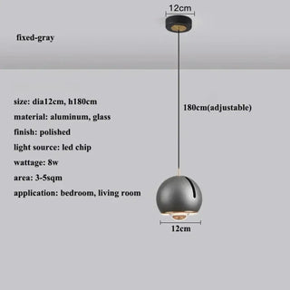BAOLI Mirror Glass Ball Effect Contemporary Ceiling Light – view 19