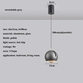 BAOLI Mirror Glass Ball Effect Contemporary Ceiling Light – view 11