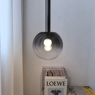GALINA Smoked Glass Ball Ceiling Light – view 1