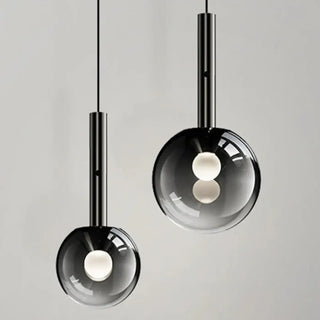 GALINA Smoked Glass Ball Ceiling Light – view 6