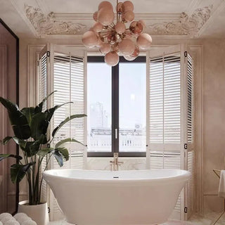DECORA Decorative Pink Ball Ceiling Light – view 2