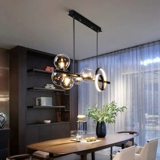 LUCE Transparent Ball and LED Circle Ceiling Light – view 3