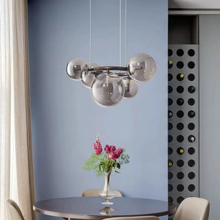 BOULIR Smoked Gray Glass Ceiling Light – view 1