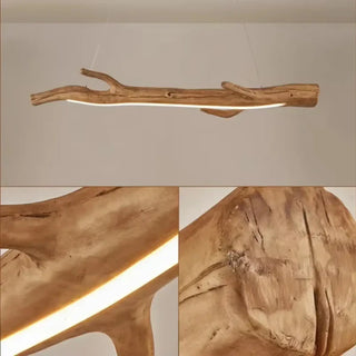 BRANC Raw Natural Wood Branch Ceiling Light – view 7