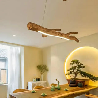 BRANC Raw Natural Wood Branch Ceiling Light – view 3