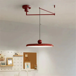 DISSU Swiveling Arm Red or Silver Kitchen Ceiling Light – view 1